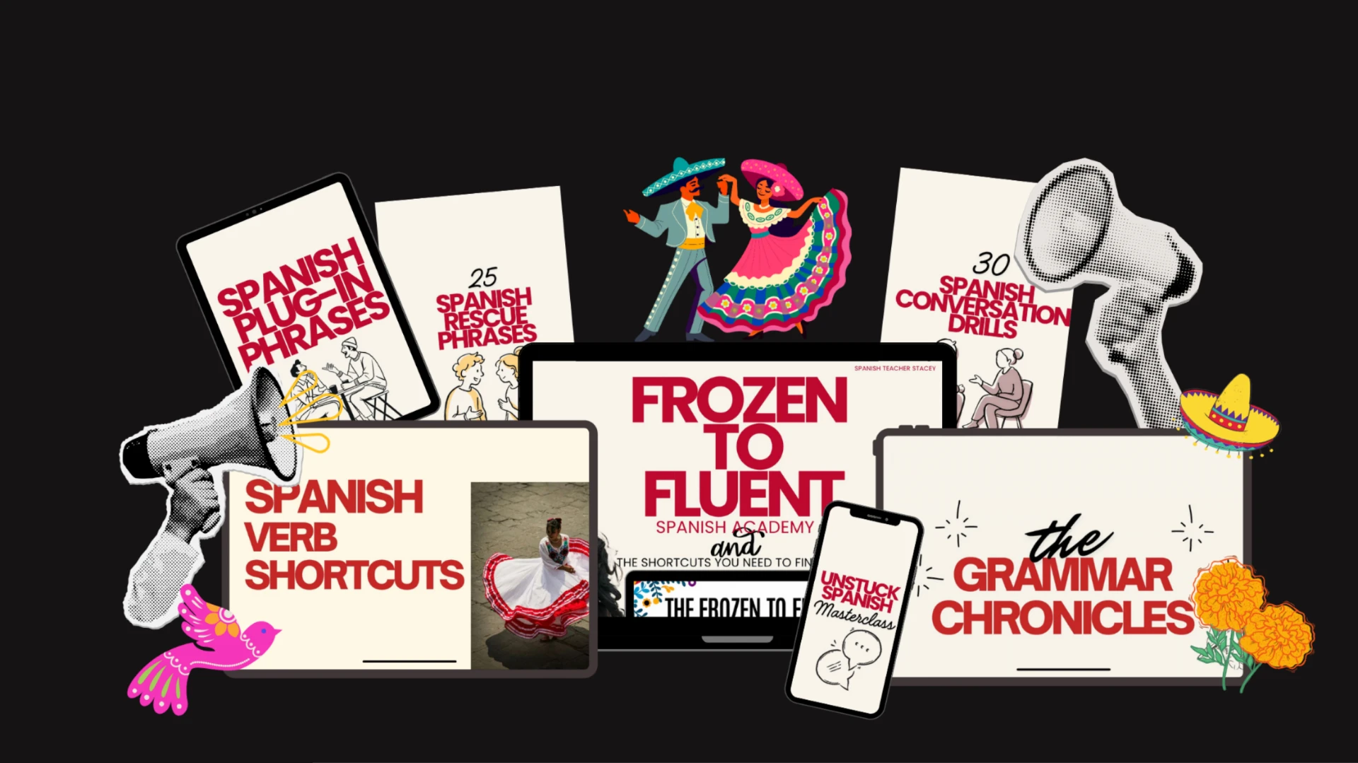 The Frozen to Fluent Spanish Academy — every course, bonus, and material in one bundle